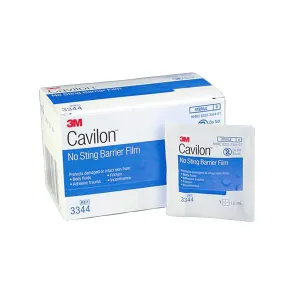 3M Cavilon Barrier Film Wipes, No Sting, Sterile