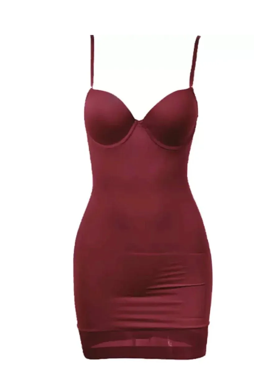 A&A sculpted mini bodycon dress