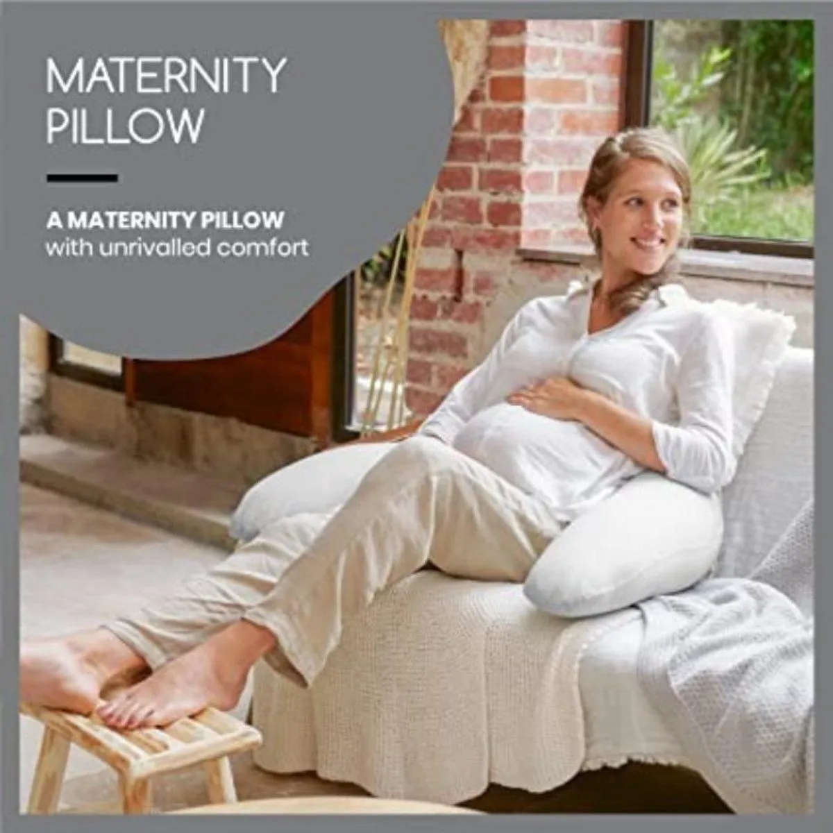 Babymoov  B.Love Maternity Pillow  -Mineral Gray