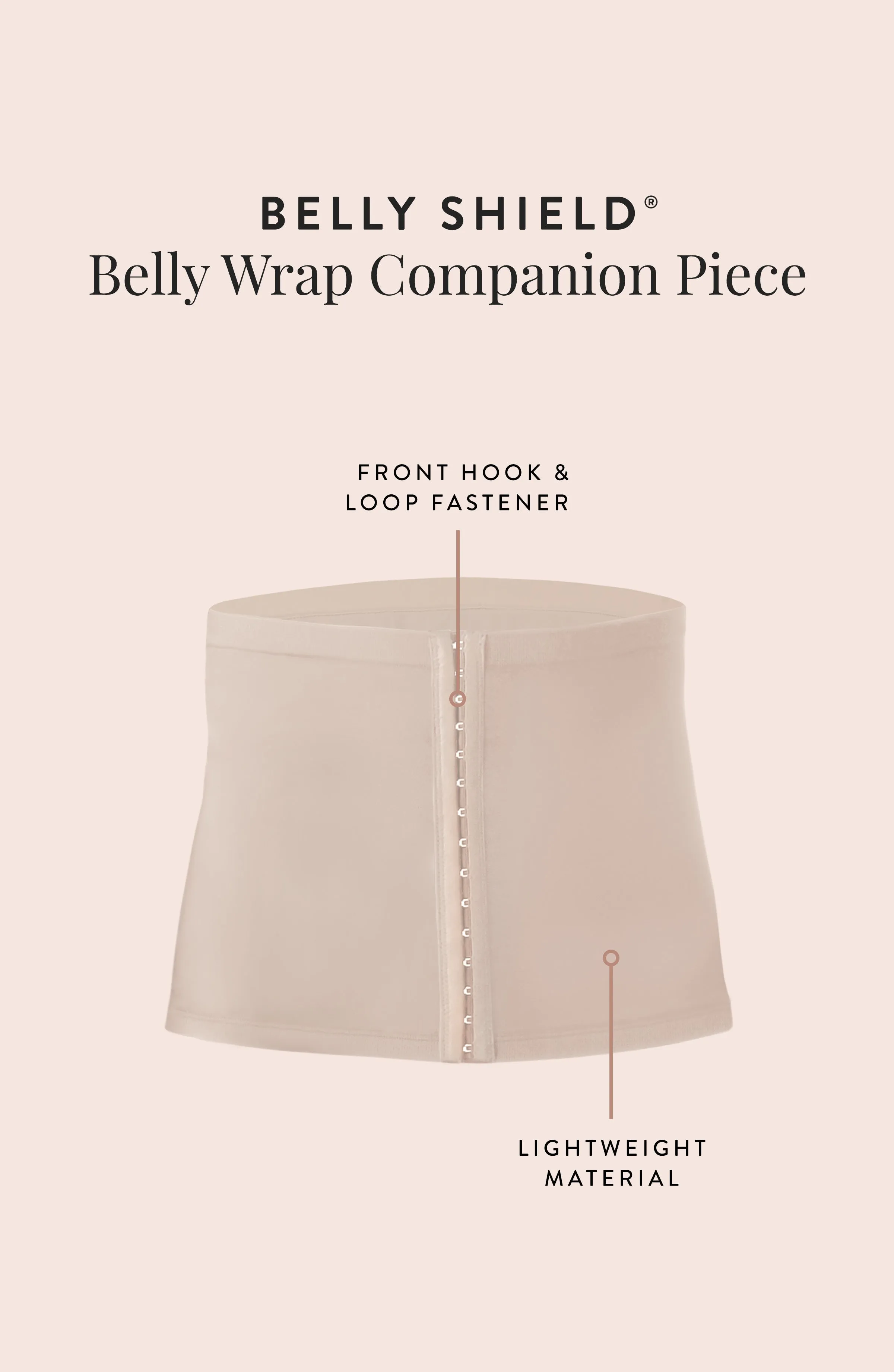 Belly Shield® protective layer under Belly Wraps