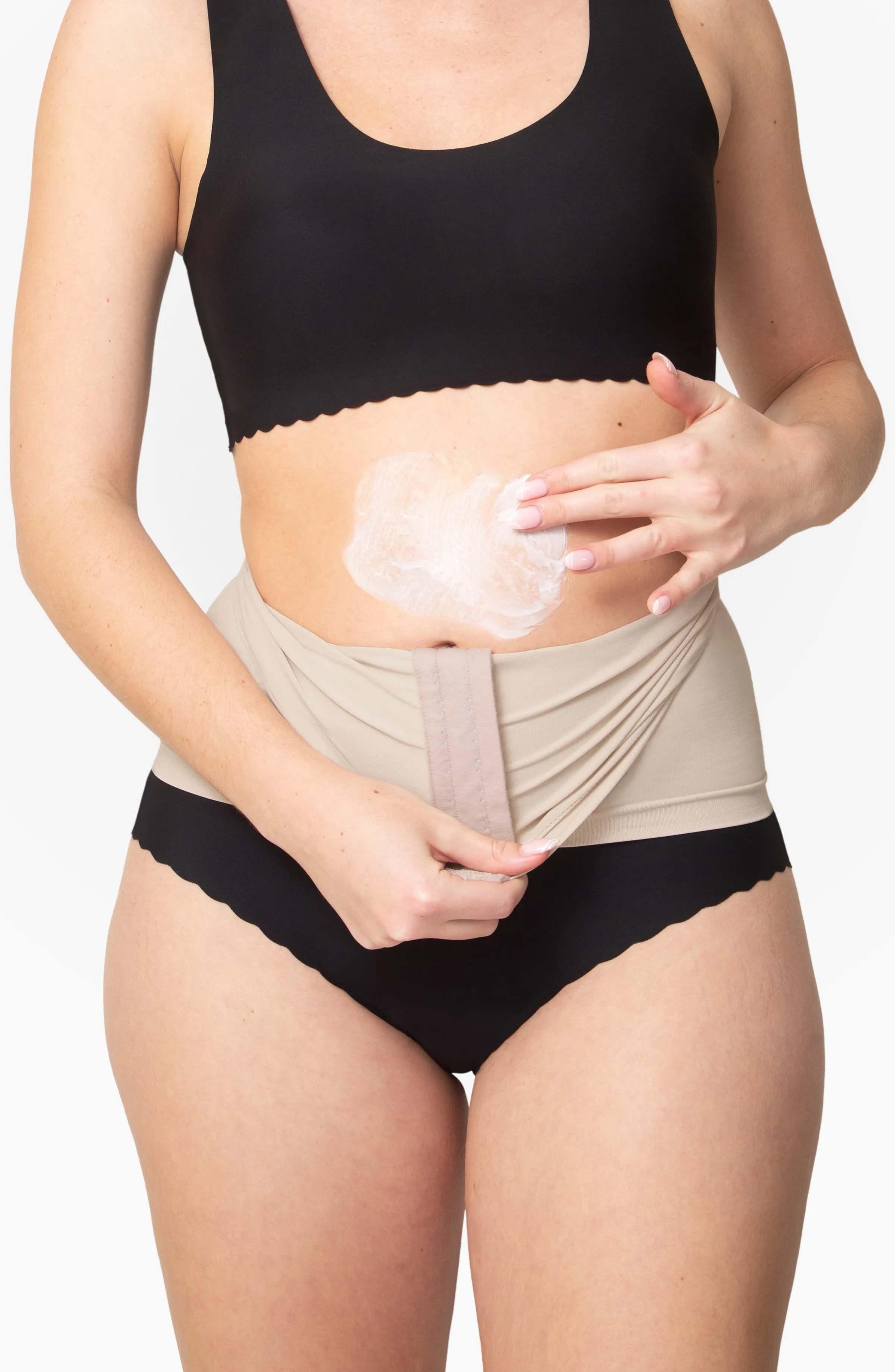 Belly Shield® protective layer under Belly Wraps