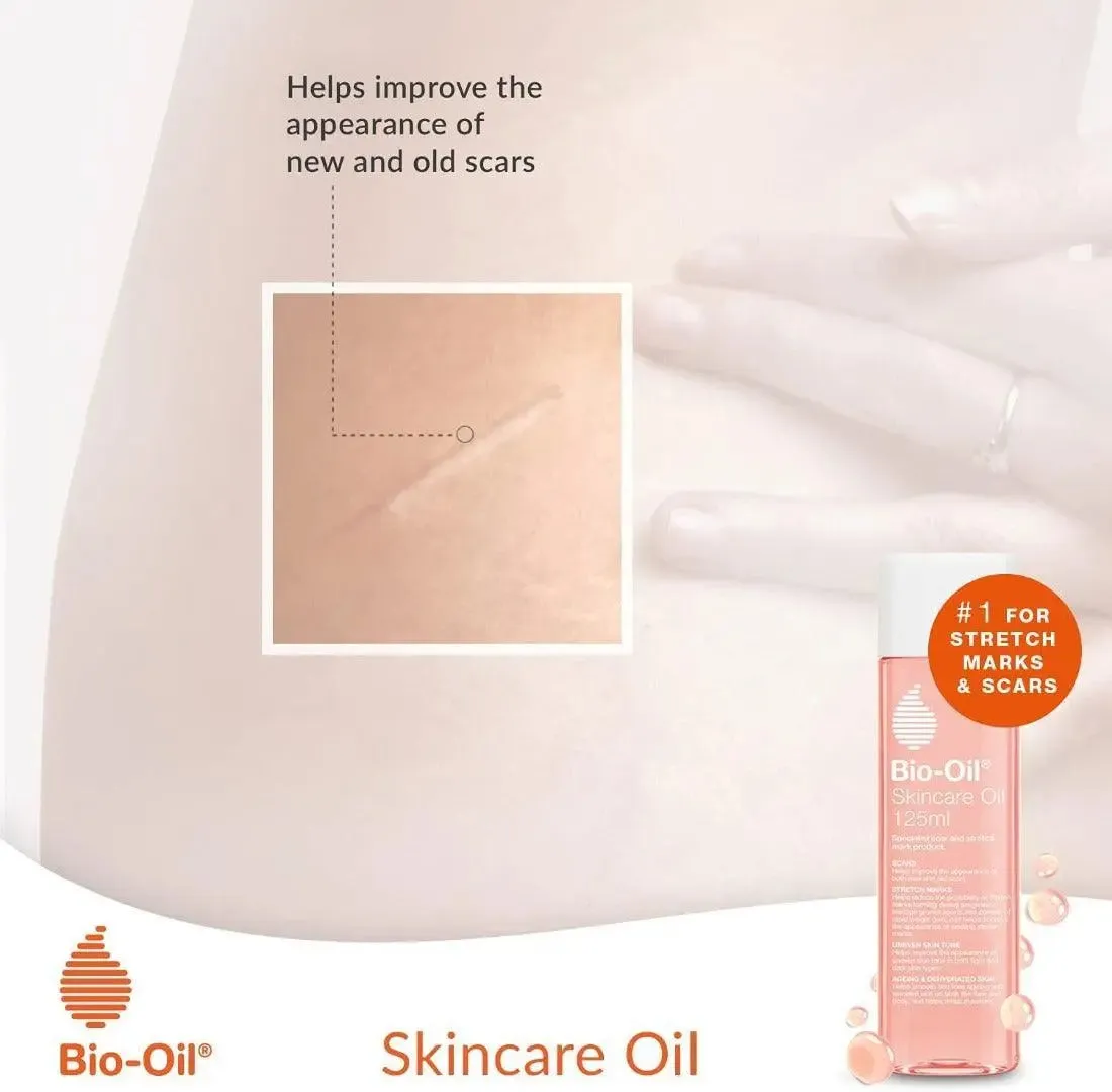 Bio-Oil Skincare Scar Treatment Hydrating Dry Skin-125ml Oil