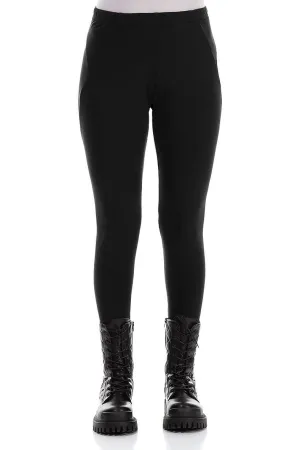 Black Cotton Leggings