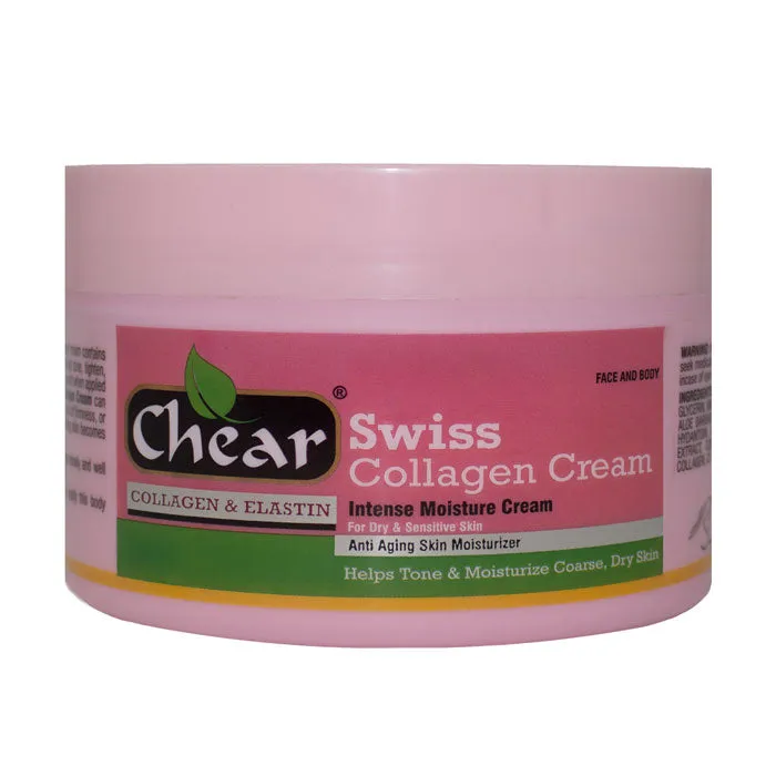 Chear Swiss Collagen Intense Moisture Cream for Dry & Sensitive Skin 500ml