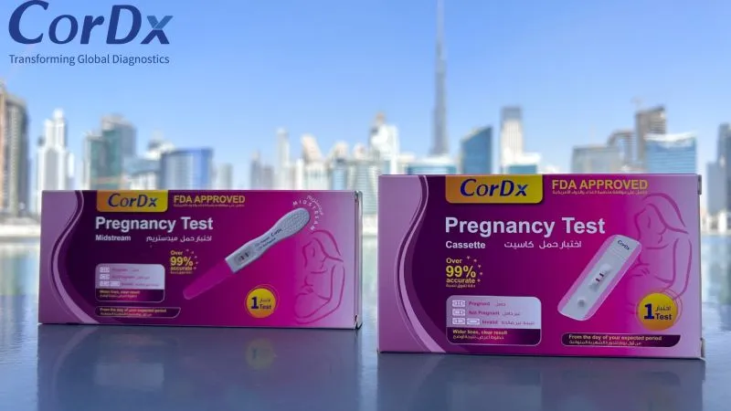 Cordx Pregnancy Test Cassette (FDA Approved)