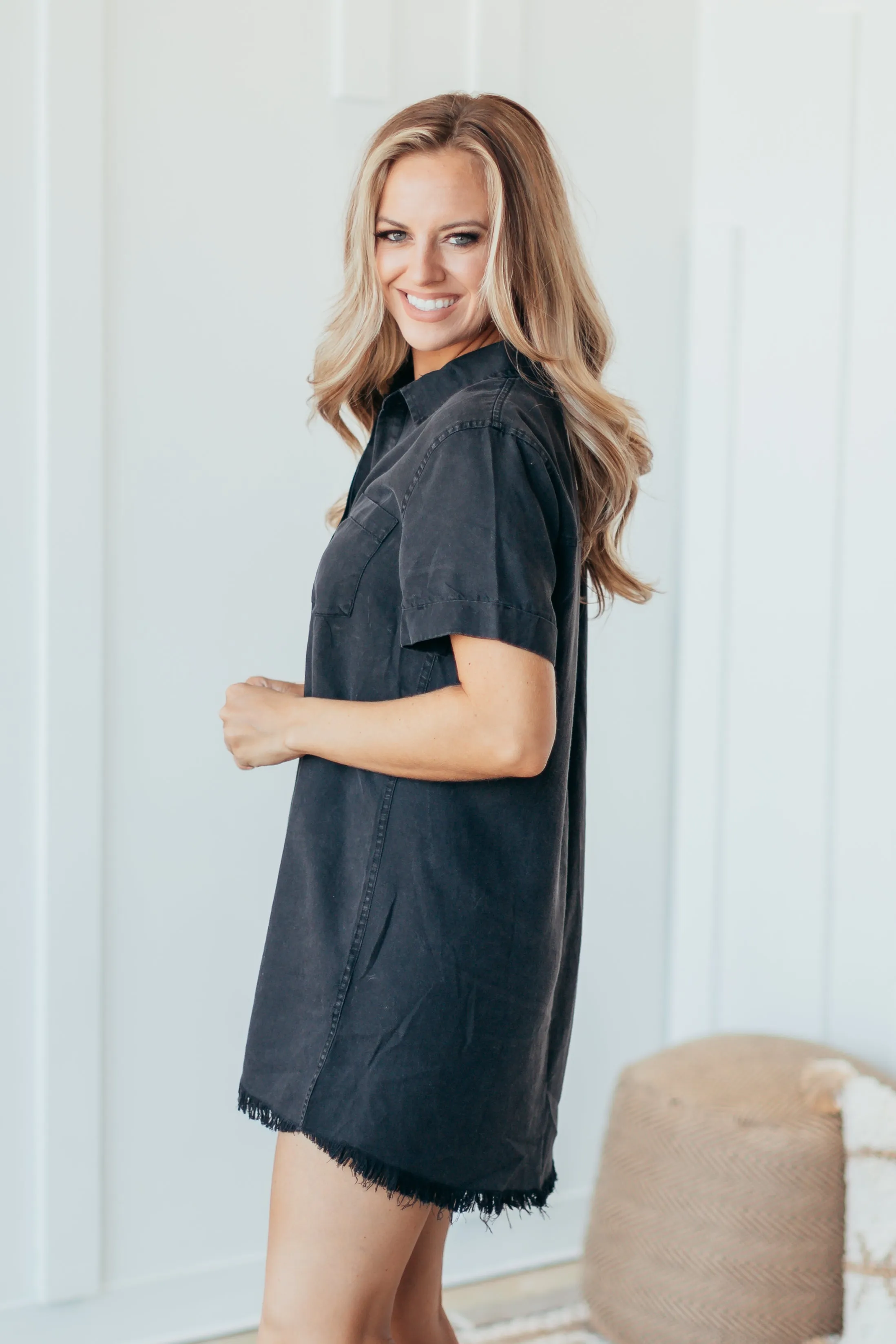 Darby Washed Denim Dress