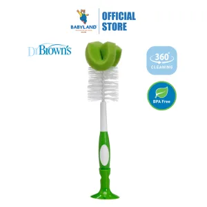 Dr Brown's Standard Baby Feeding Bottle Brush - Green