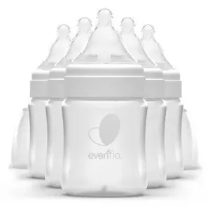 Evenflo 6pk Balance Wide-Neck Anti-Colic Baby Bottles - 5oz