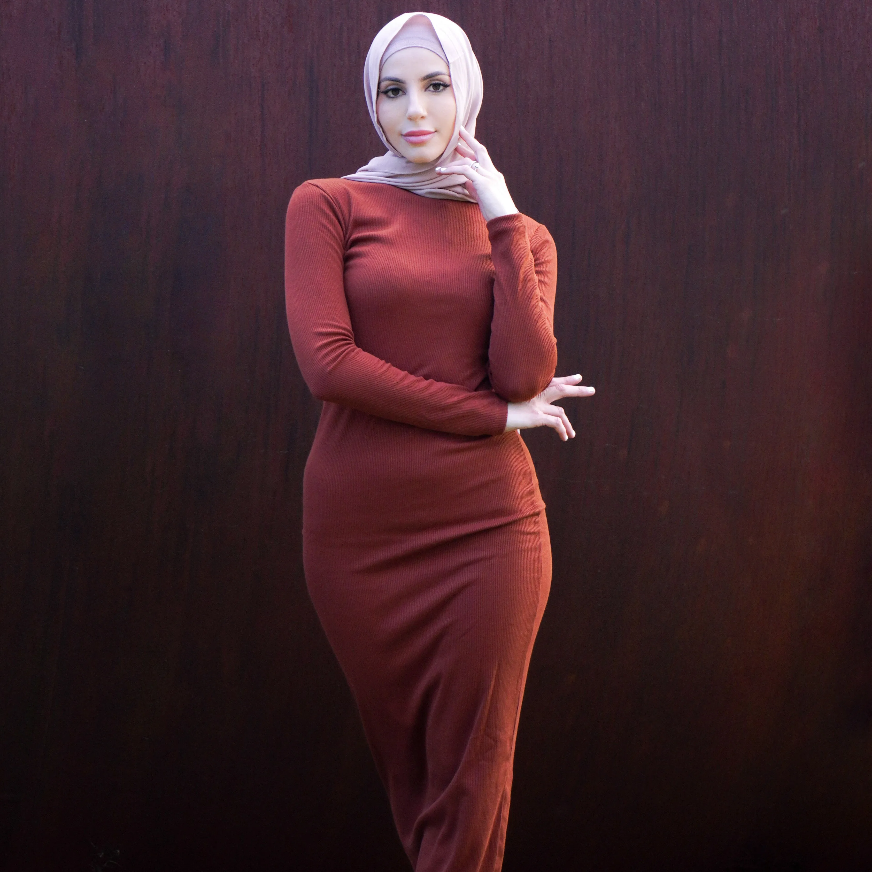 Fadia Ribbed Dress