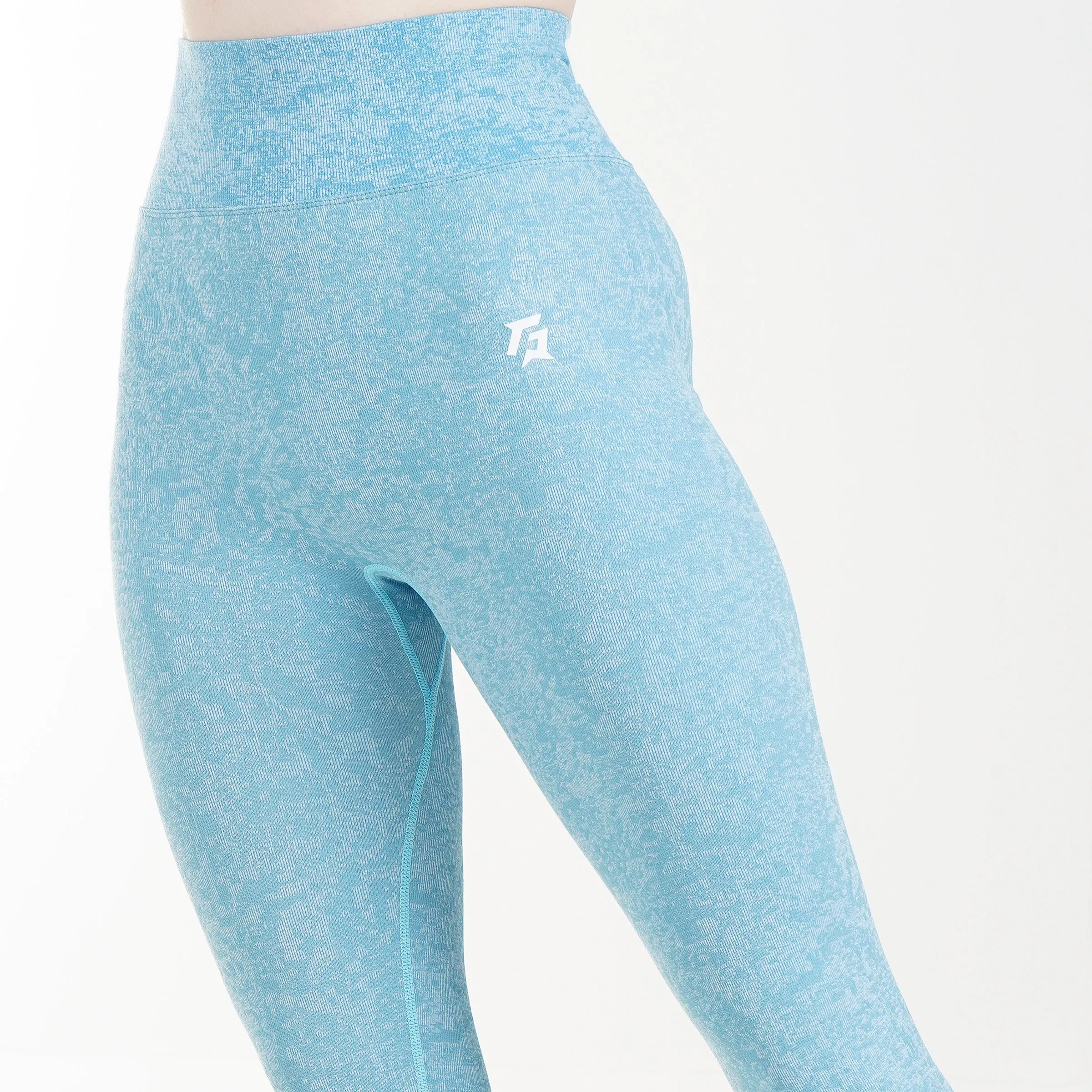 Focal Seamless Leggings (Teal)