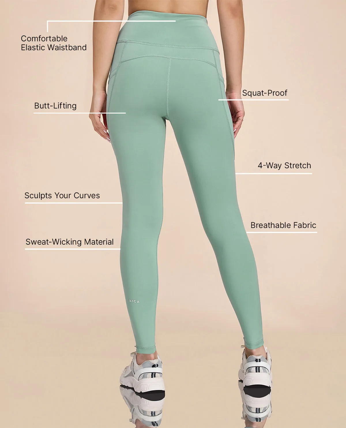 High Waisted Stretchable Leggings