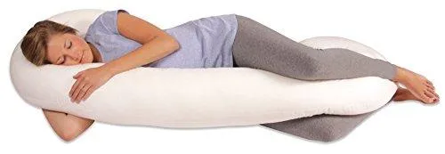 Leachco Snoogle Total Body Pillow, Ivory