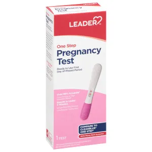 Leader One-Step Pregnancy Test, 1 count