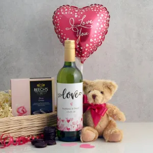 Love and Cuddles Romantic Gift Basket