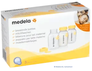 MEDELA milk bottle set