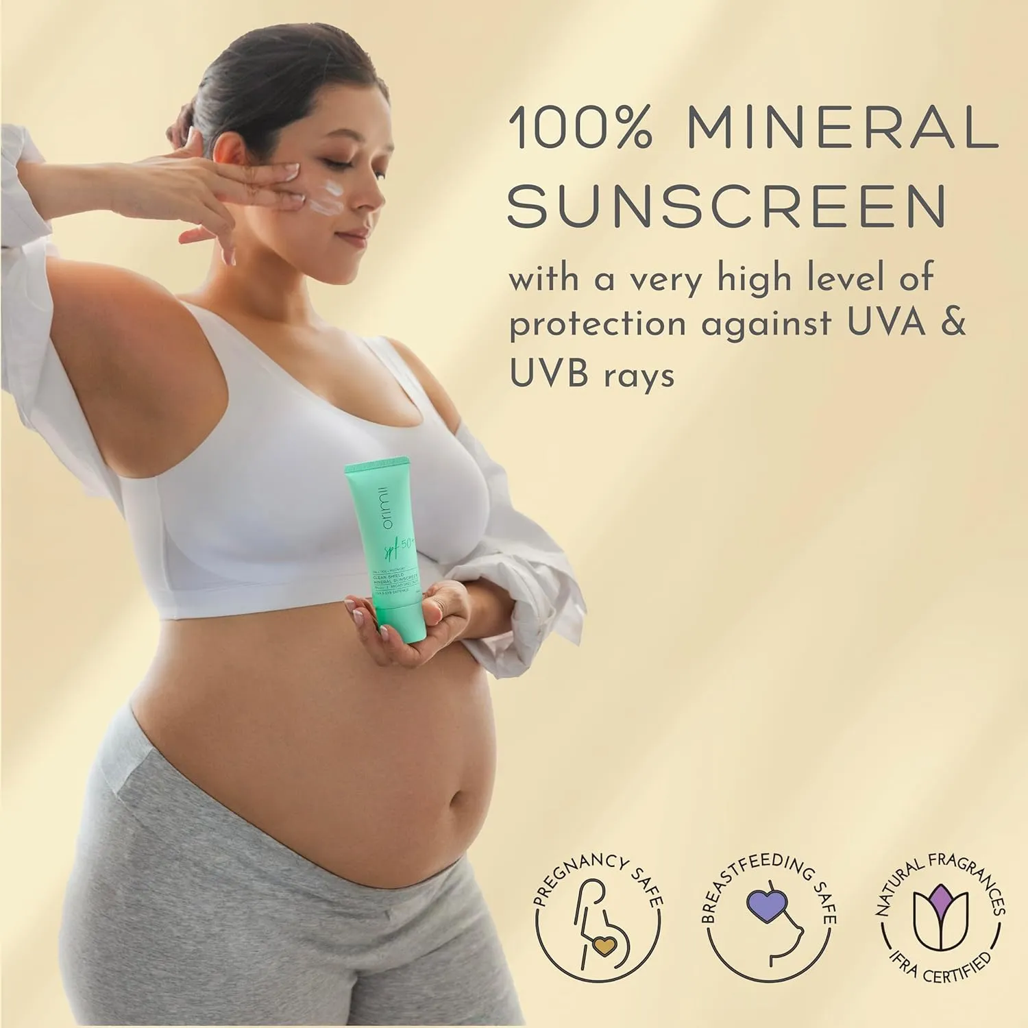 Orimii Clean Shield Mineral Sunscreen SPF 50 