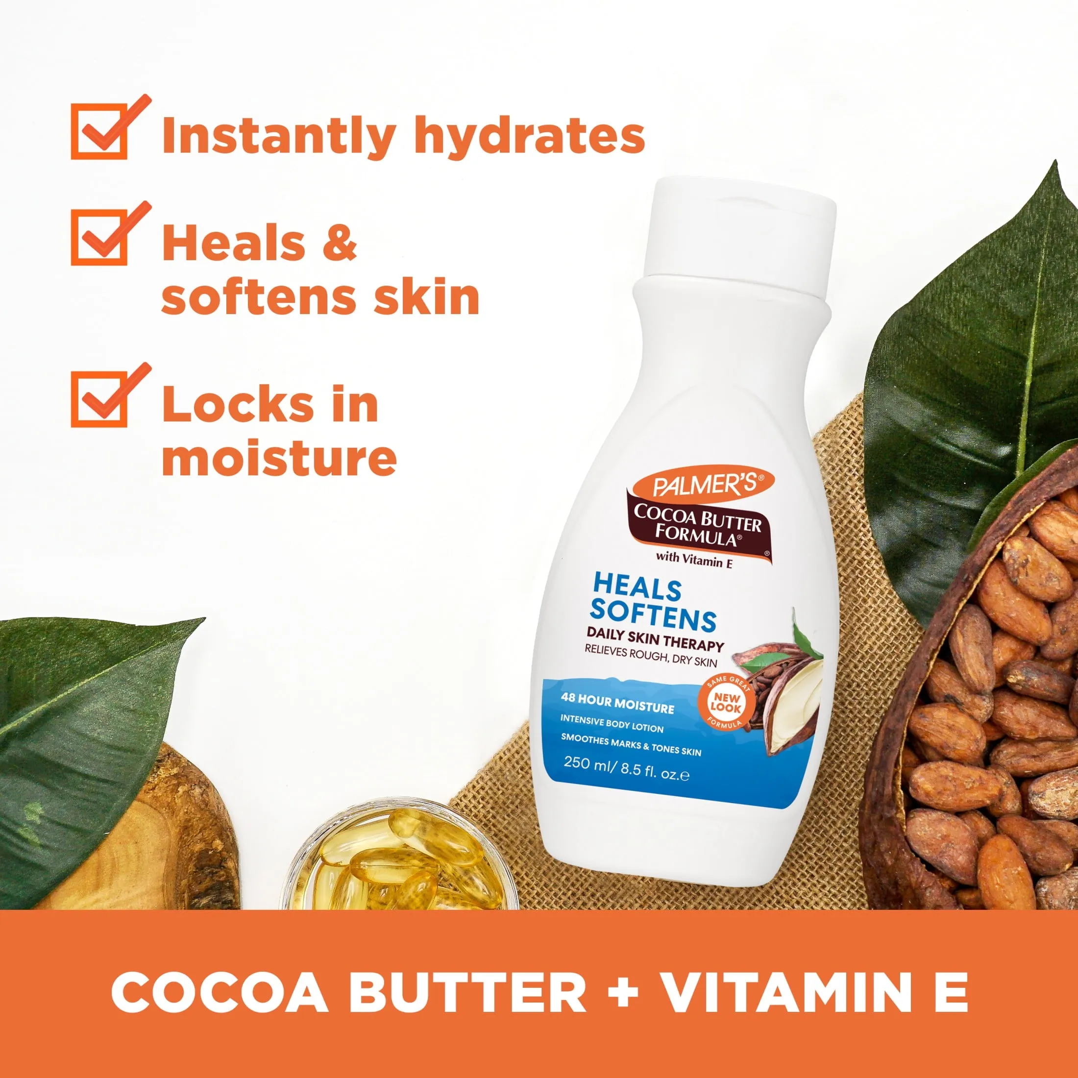 Palmer's Cocoa Butter Formula Daily Skin Therapy Body Lotion for Dry Skin, 8.5 fl. oz.