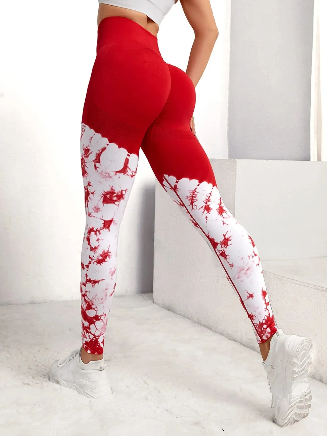 Sandra Colorblock Scrunch Leggings