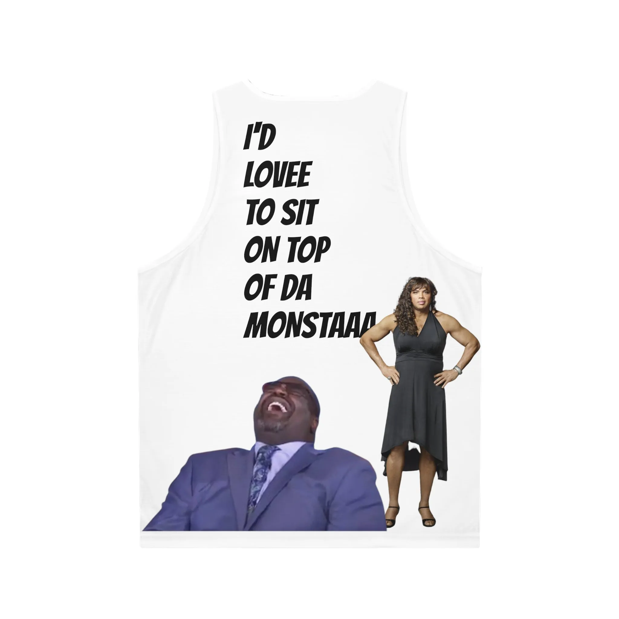 Shaqtin a Fool Unisex Tank Top (AOP)