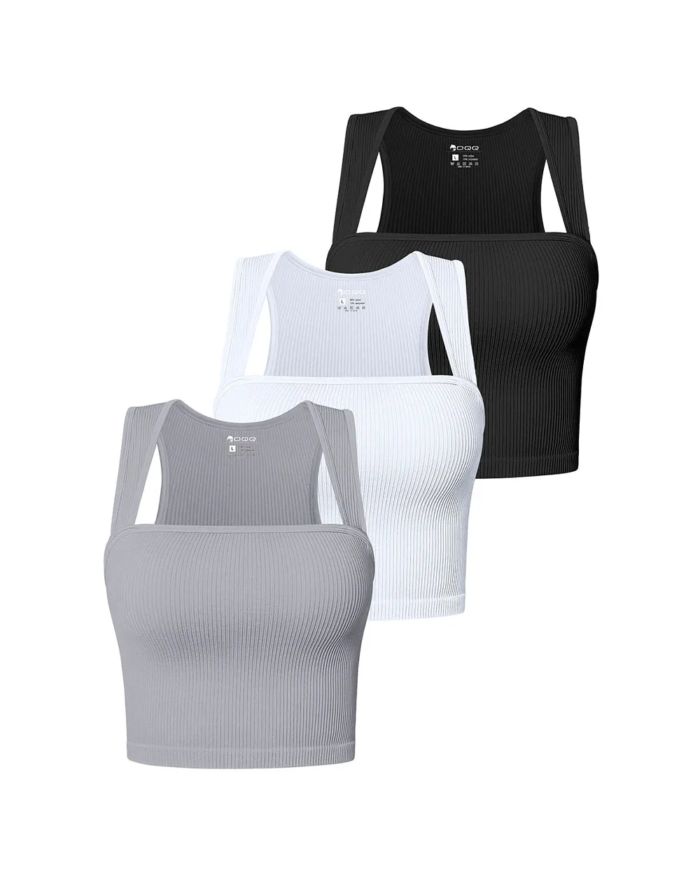 Sleeveless Square Neck tops