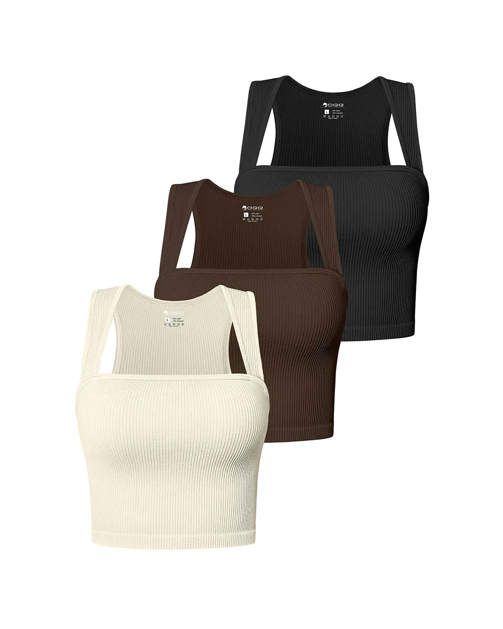 Sleeveless Square Neck tops