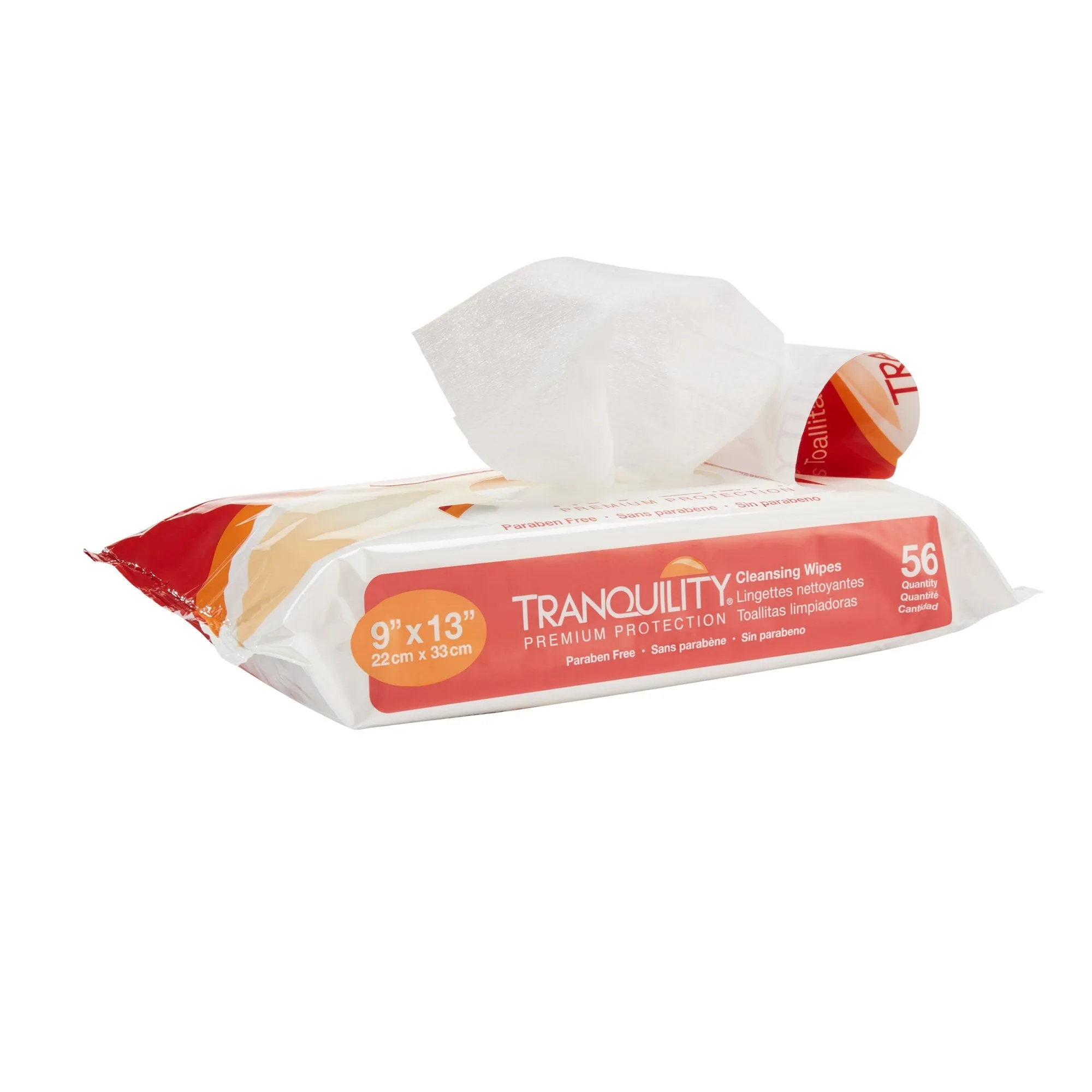 Tranquility Personal Wipe, Soft Pack, Aloe/Vitamin E/Chamomile, Scented